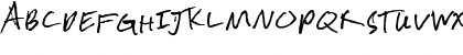 Download Chicken Scratch Regular Font Uppercase Preview