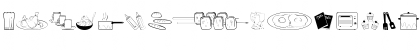 Download Cooking Set Regular Font Uppercase Preview