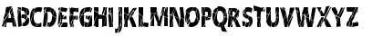 Download CrackedNarrow Regular Font Uppercase Preview