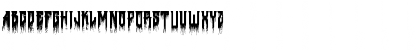 Download Death to Metal Regular Font Uppercase Preview