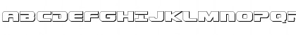 Download Dekaranger 3D Regular Font Uppercase Preview