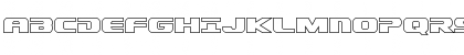Download Dekaranger Outline Outline Font Uppercase Preview
