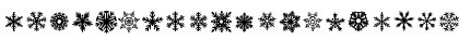 Download DH Snowflakes Regular Font Uppercase Preview