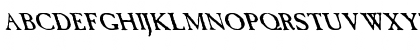 Download Caslon Antique Lefty Regular Font Uppercase Preview