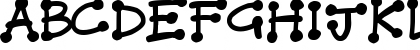 Download Dot Stick Doodles Regular Font Uppercase Preview