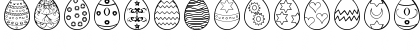 Download Easter eggs ST Regular Font Uppercase Preview
