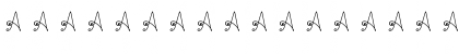 Download Elizabeth Ruelas Regular Font Uppercase Preview