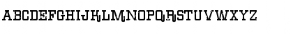 Download Eroded Denim Regular Font Uppercase Preview