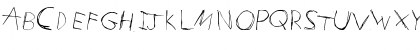 Download Etched in a Desk Regular Font Uppercase Preview