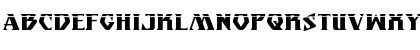 Download Eternal Knight Laser Regular Font Uppercase Preview