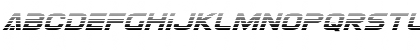 Download Eurofighter Gradient Italic Italic Font Uppercase Preview