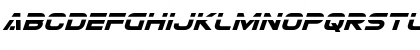Download Eurofighter Laser Italic Italic Font Uppercase Preview