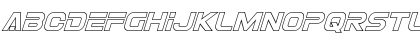 Download Eurofighter Outline Italic Outline Italic Font Uppercase Preview