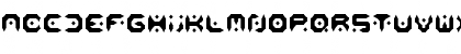 Download Evil Alien Zone Regular Font Uppercase Preview