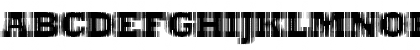 Download ExtraBlur Regular Font Uppercase Preview
