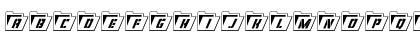Download Eyes Only Outline Condensed Italic Outline Condensed Italic Font Uppercase Preview
