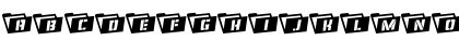 Download Eyes Only Rotated Regular Font Uppercase Preview