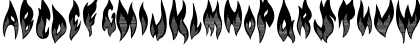 Download Flame on! Regular Font Uppercase Preview