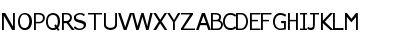 Download Font13 Regular Font Uppercase Preview