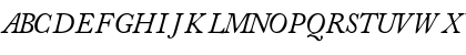 Download CaslonSSK Italic Font Uppercase Preview