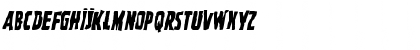 Download Ghoulish Intent Mangled Italic Italic Font Uppercase Preview