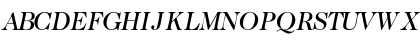 Download CaslonTwoMediumSSK Italic Font Uppercase Preview