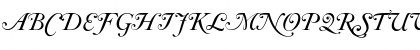 Download Caslon Becker No540 Swash Italic Font Uppercase Preview