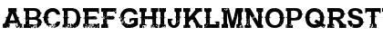 Download Gunfighter Academy Regular Font Uppercase Preview