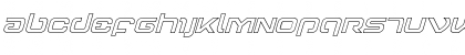 Download Gunrunner Ouline Italic Ouline Italic Font Uppercase Preview