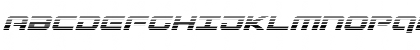 Download Gunship Gradient Italic Italic Font Uppercase Preview
