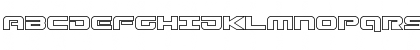 Download Gunship Outline Outline Font Uppercase Preview