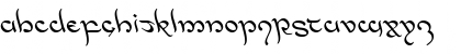 Download Half-Elven Leftalic Italic Font Uppercase Preview