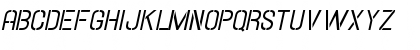 Download Hallandale Stencil Italic JL Regular Font Uppercase Preview