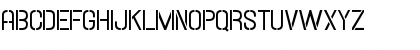Download Hallandale Stencil JL Regular Font Uppercase Preview