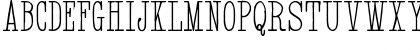 Download Hand TypeWriter Regular Font Uppercase Preview