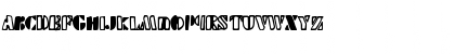 Download HandyStencil Regular Font Uppercase Preview