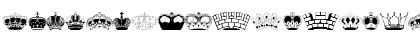 Download IntellectaCrowns Regular Font Uppercase Preview