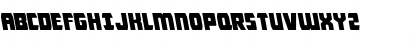 Download Intergalactic Leftalic Italic Font Uppercase Preview