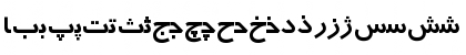 Download Irnafont_3 Regular Font Uppercase Preview