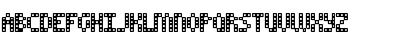 Download Pinkoos Dotted Regular Font Uppercase Preview