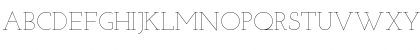 Download Josefin Slab Thin Font Uppercase Preview