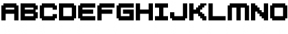 Download JunkyardFuturePix Regular Font Uppercase Preview