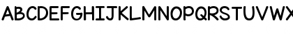 Download KG Miss Kindy Chunky Regular Font Uppercase Preview