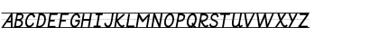 Download KG Primary Italics Lined Regular Font Uppercase Preview