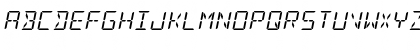 Download LED Sled Expanded Italic Expanded Italic Font Uppercase Preview