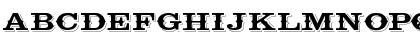 Download Cavalcade-Regular Regular Font Uppercase Preview