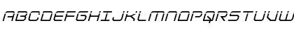 Download Light Brigade Laser Italic Italic Font Uppercase Preview