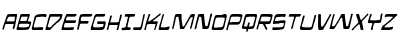 Download Mandroid BB Italic Font Uppercase Preview