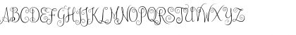 Download Australian Script Regular Font Uppercase Preview
