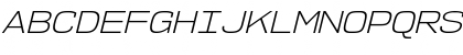 Download NK57 Monospace Expanded Light Italic Font Uppercase Preview